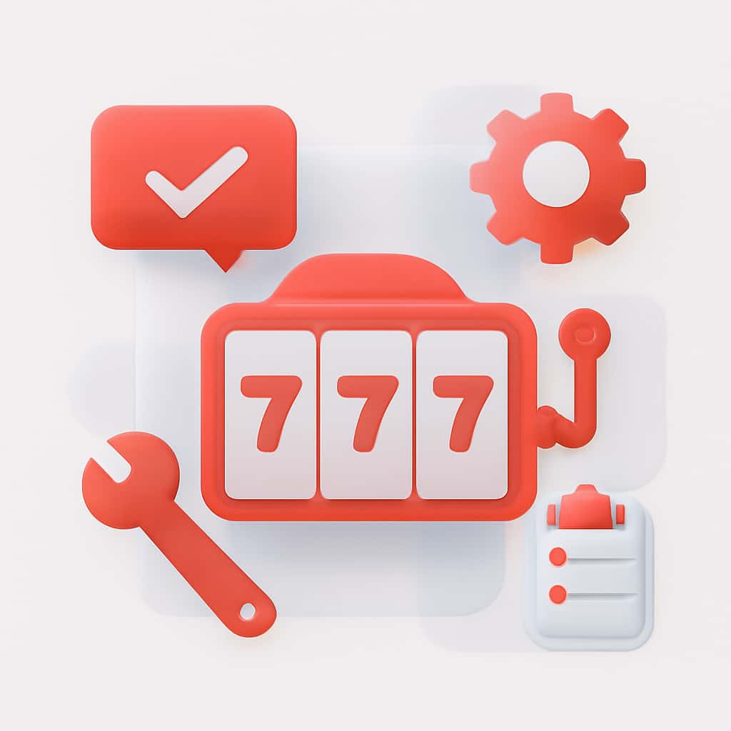 An educational illustration about troubleshooting login for Slot Game Win.