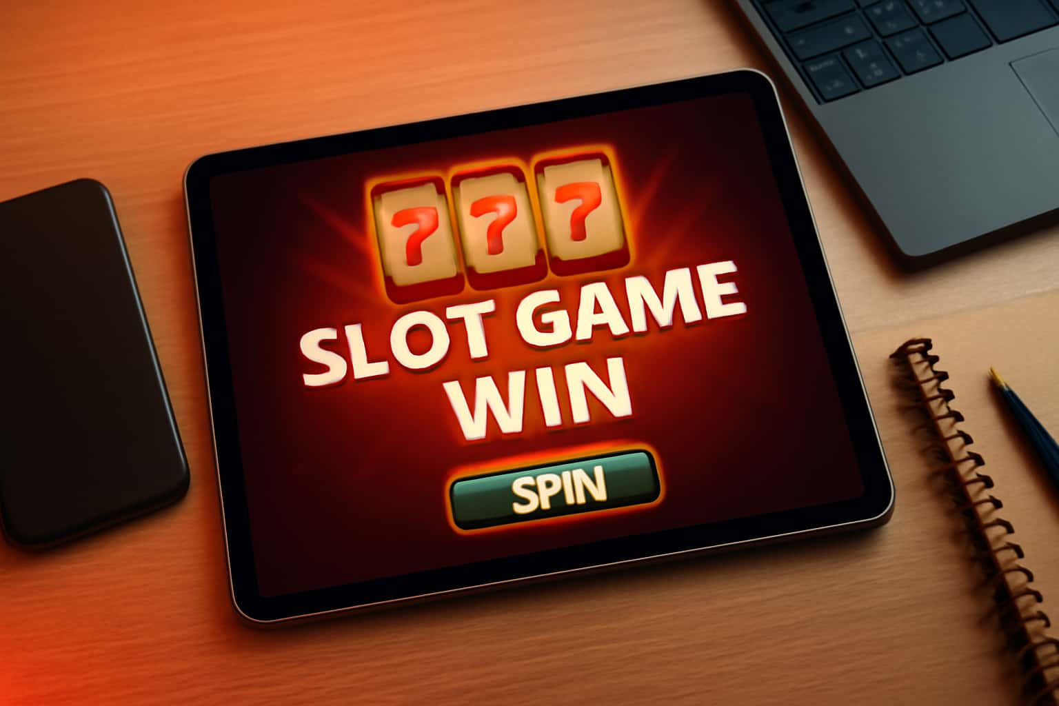 Information scene about the safety of using Slot Game Win on Android devices.