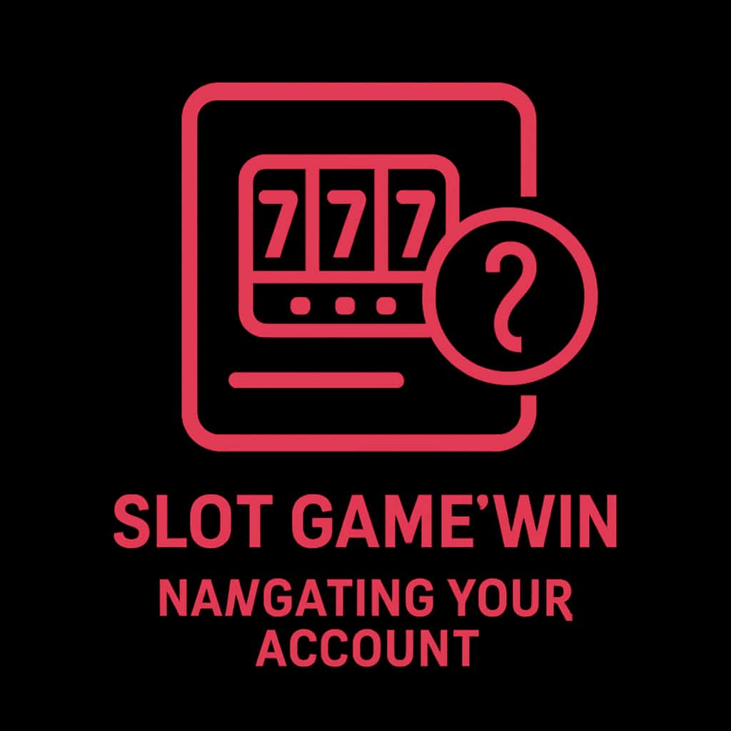 A badge representing the help resource for navigating Slot Game Win accounts.
