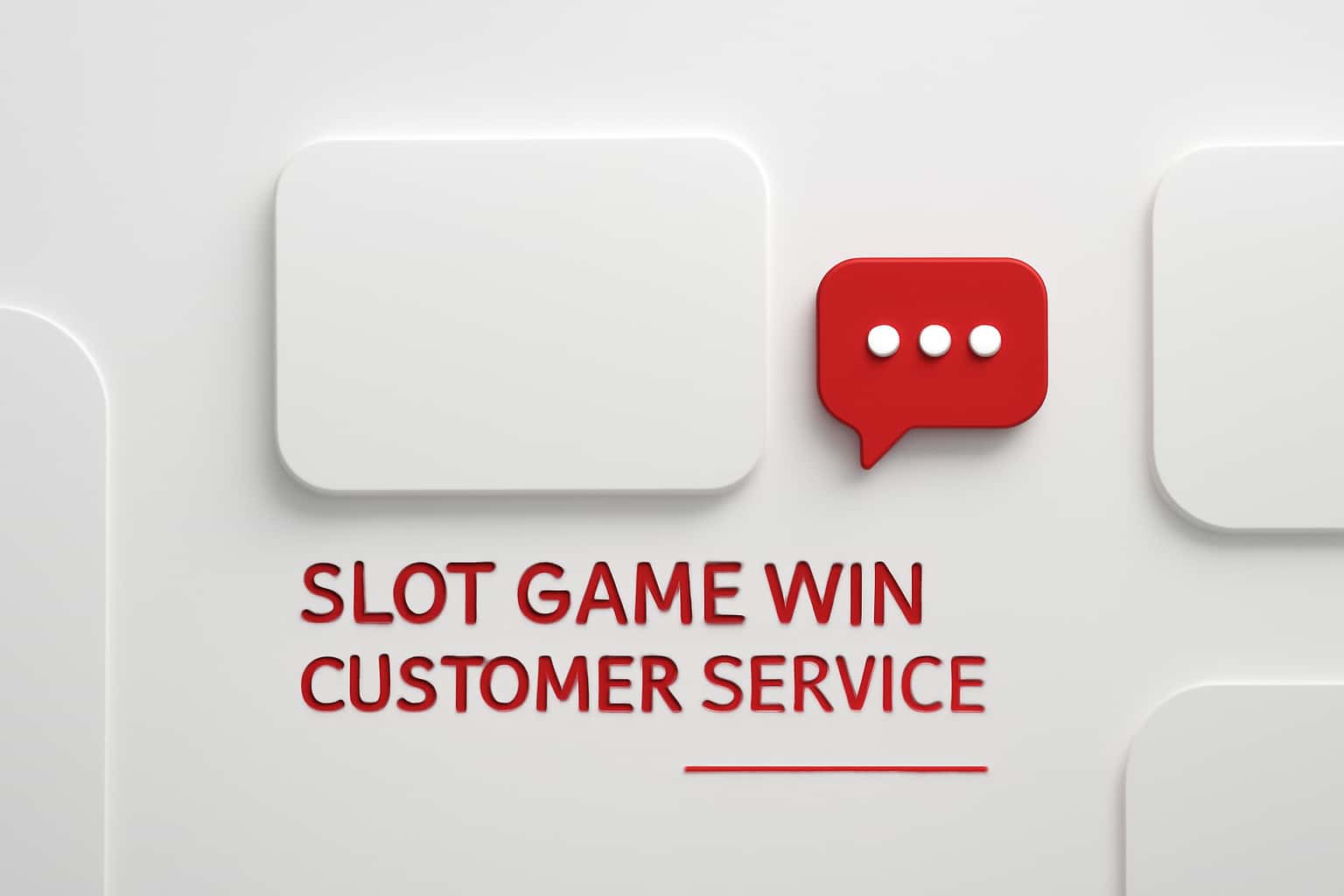 Slot Game Win Customer Service Interface