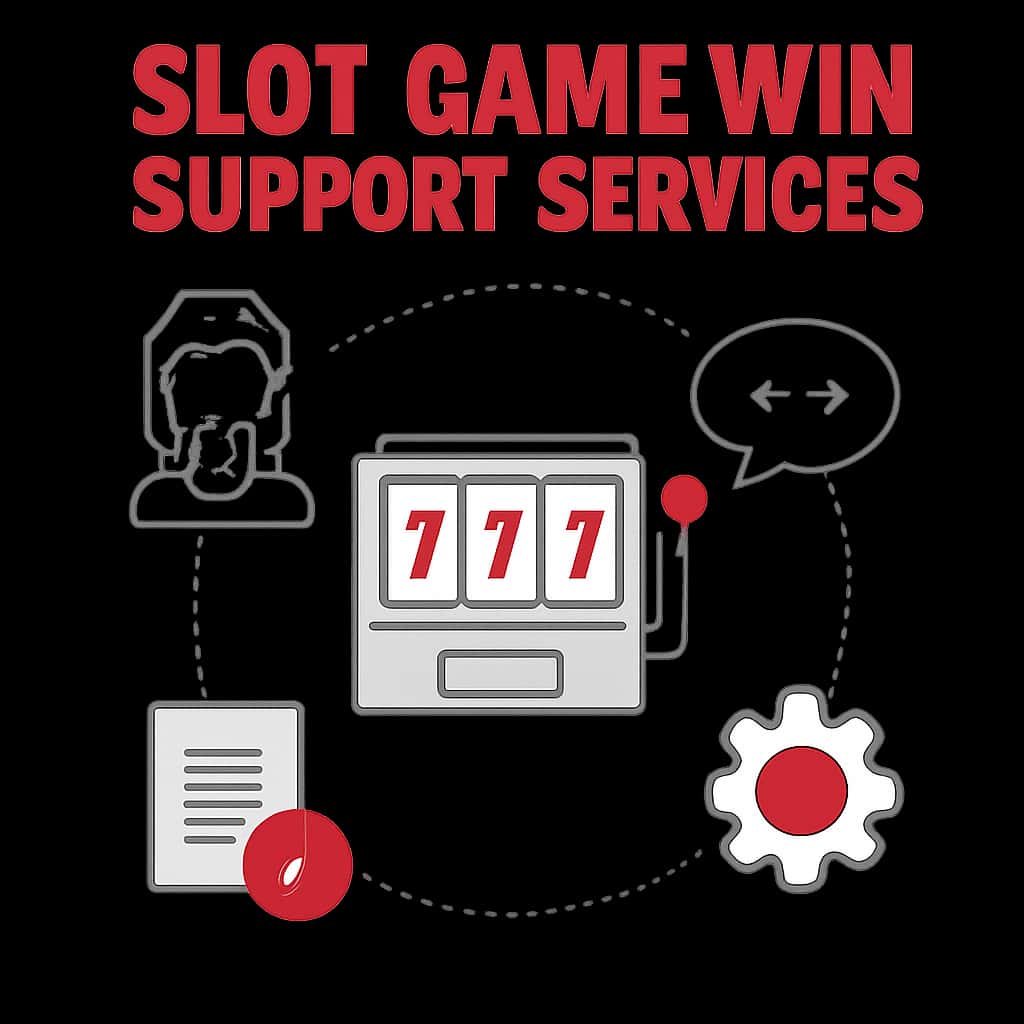 An educational illustration related to Slot Game Win Support Services.