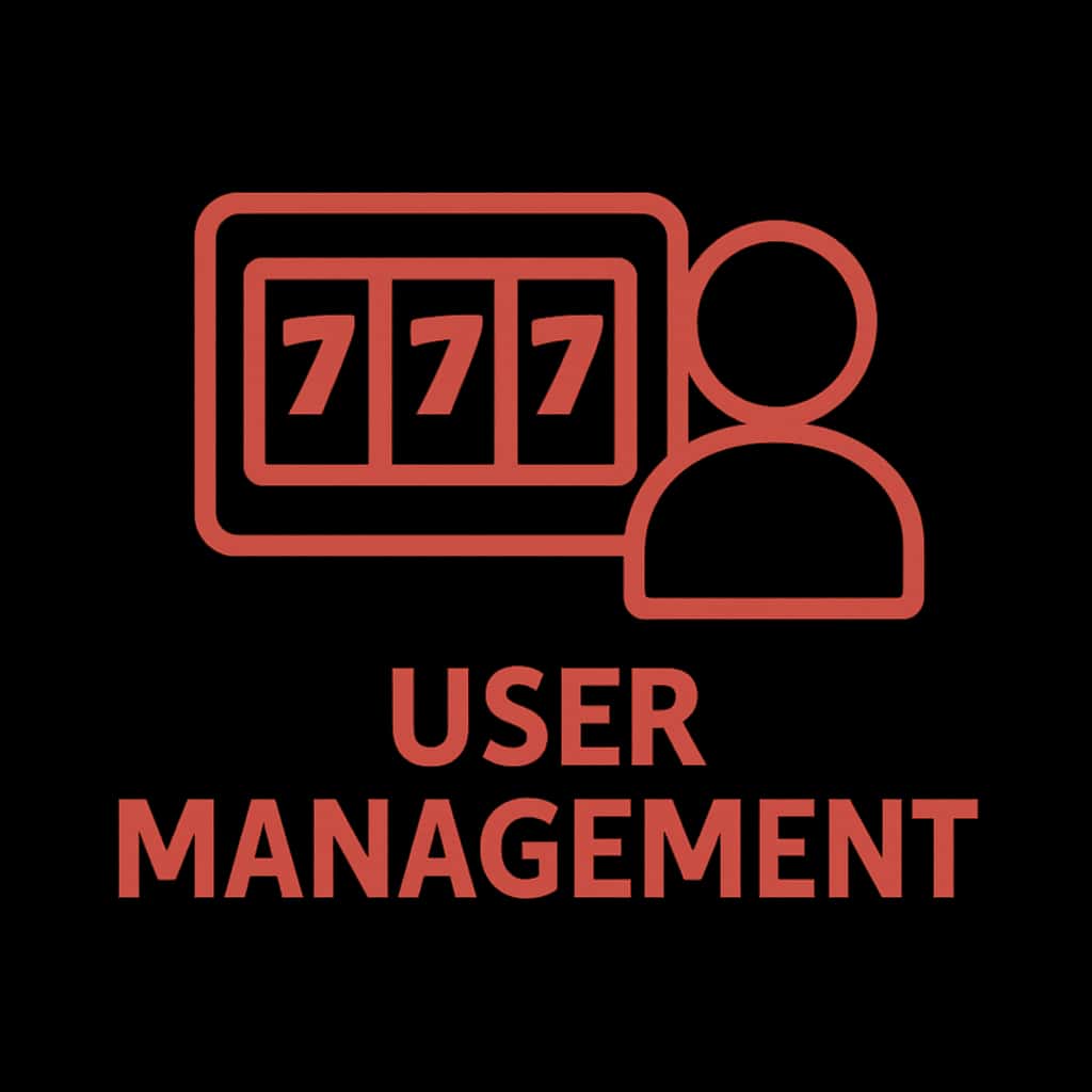 An icon illustrating Slot Game Win User Management.