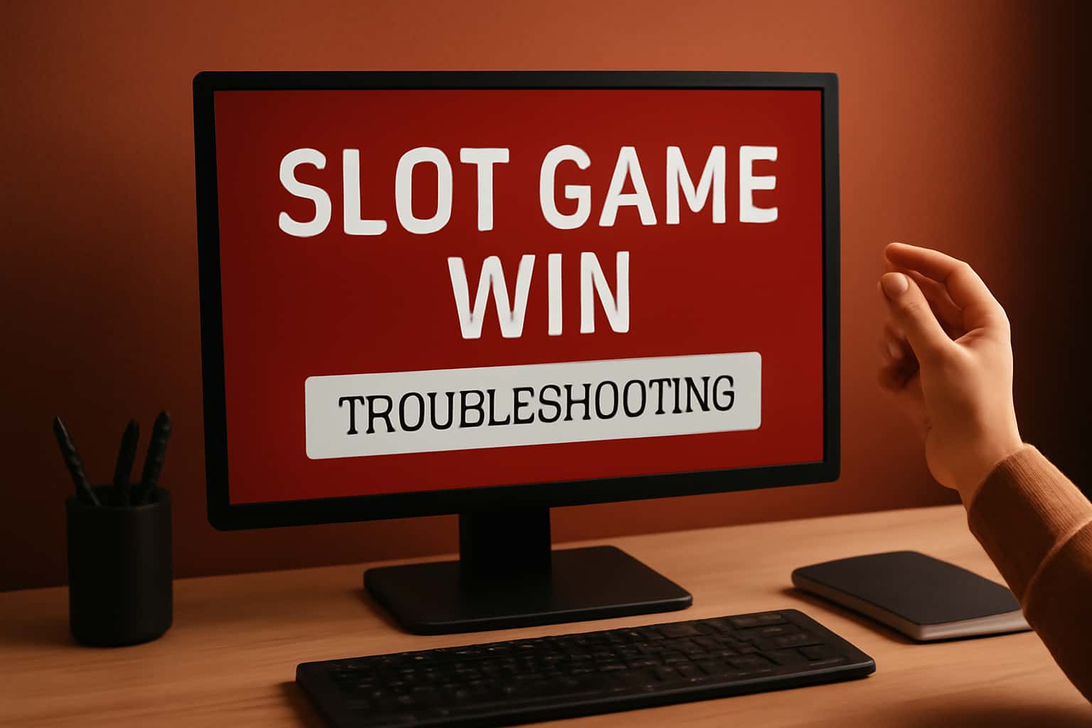 An informative visual representation of troubleshooting access issues related to Slot Game Win.